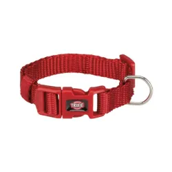 Collare regolabile nylon l 25mm rosso