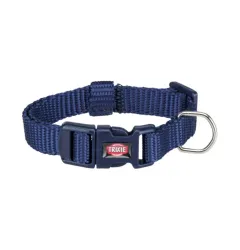 Collare regolabile nylon s 15mm blu.