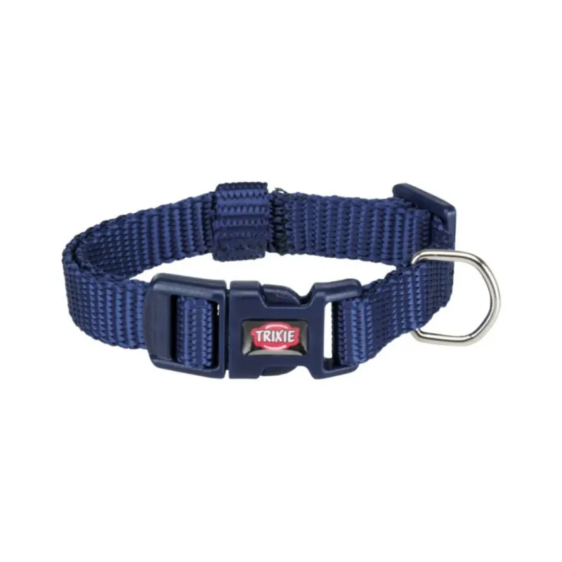 Collare regolabile nylon xs 10mm blu